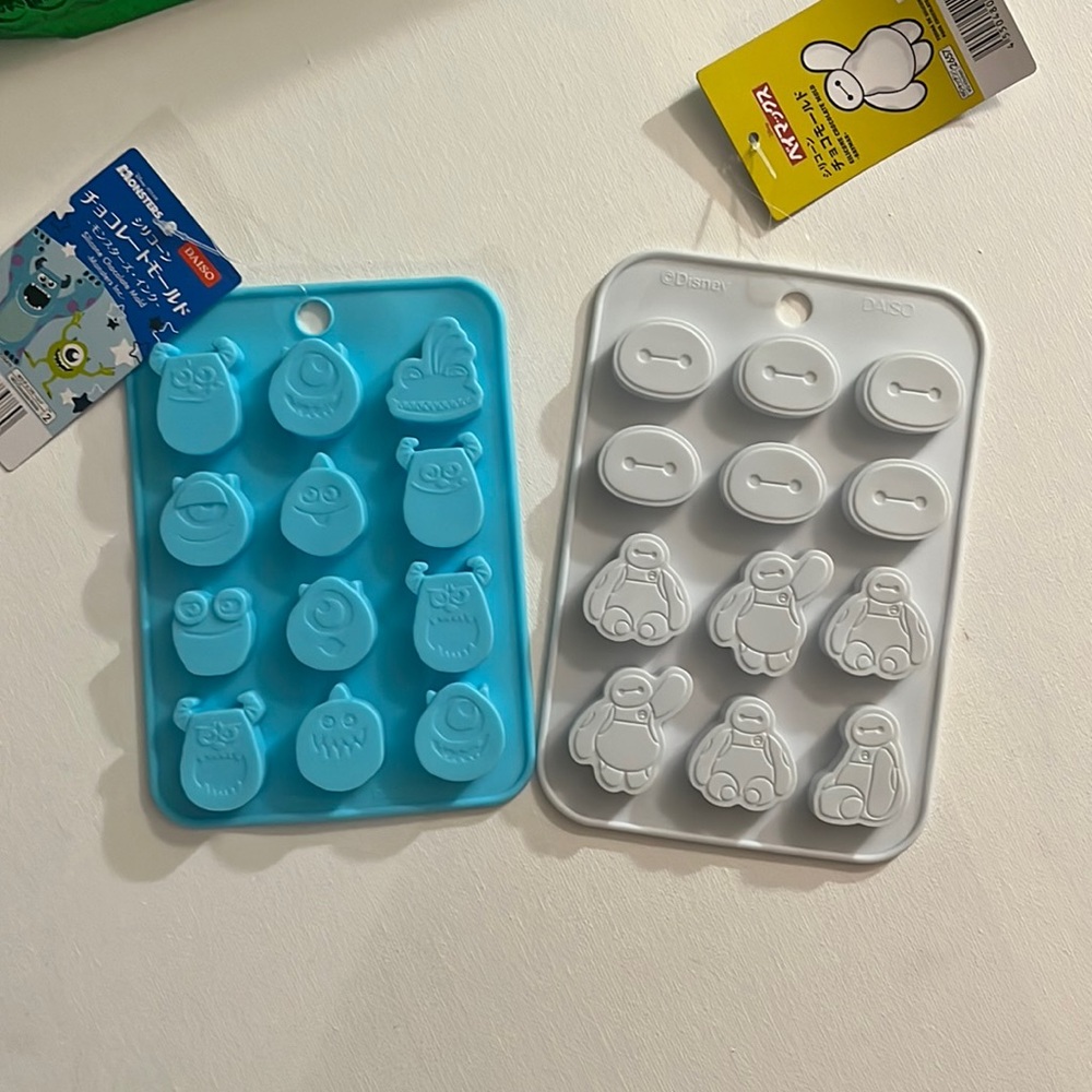 Disney | Silicone Character Molds | Monster Inc. & Baymax